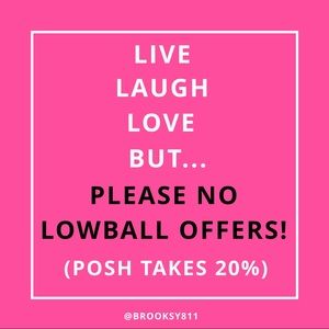 NO LOWBALL OFFERS 🙏🏻